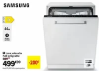 Lave-vaisselle full intégrable Samsung DW60CG550B00