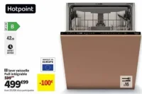 Lave-vaisselle full intégrable Hotpoint HA6IB16B2M6L0