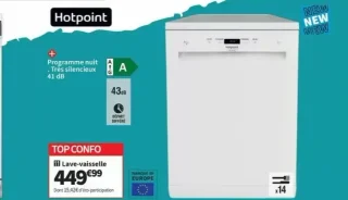 Lave-vaisselle Hotpoint HA3FA14B3N6W