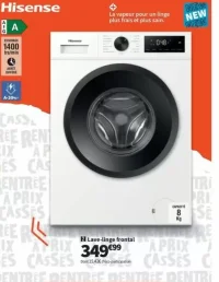 Lave-linge frontal Hisense WF118042BWP