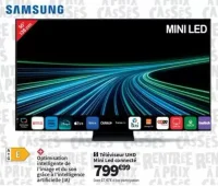 Téléviseur UHD Mini LED connecté Samsung TQ55QN74HAUXXC