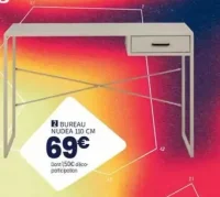 Bureau Nudea 110 cm
