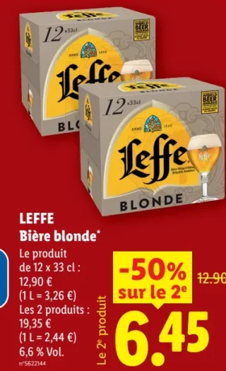 LEFFE Bière blonde