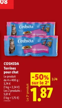 COSHIDA Terrines pour chat