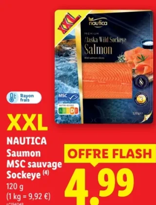 NAUTICA Saumon MSC sauvage Sockeye