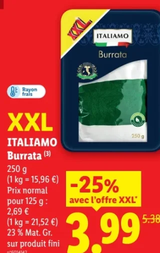 Italiamo Burrata XXL