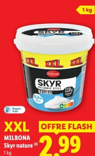 Milbona Skyr nature XXL