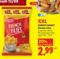 HARVEST BASKET Pommes frites XXL