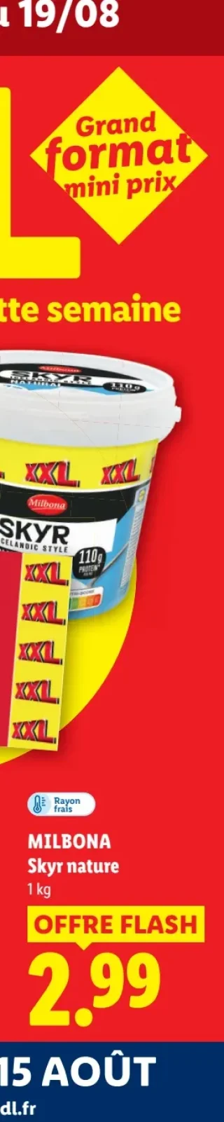 MILBONA Skyr nature