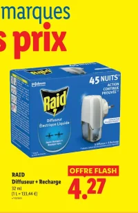 Raid Diffuseur + Recharge