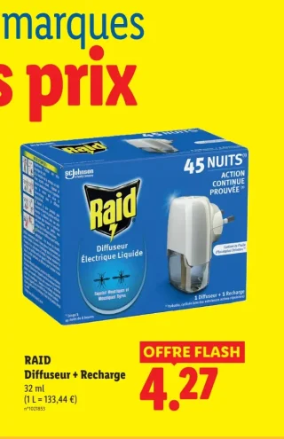 Raid Diffuseur + Recharge