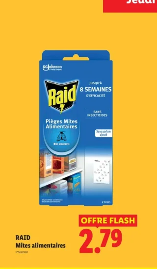RAID Mites alimentaires