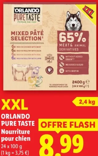 Orlando Pure Taste Nourriture pour chien XXL