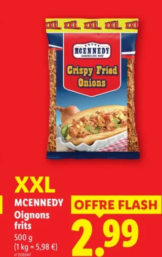 MCENNEDY Oignons frits