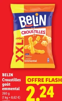 BELIN Croustilles goût emmental