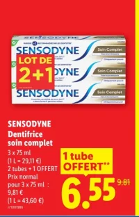 SENSODYNE Dentifrice soin complet