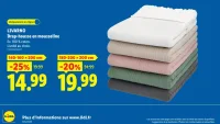 LIVARNO Drap-housse en mousseline