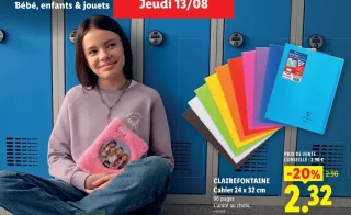 CLAIREFONTAINE Cahier 24 x 32 cm