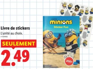 Livre de stickers Minions