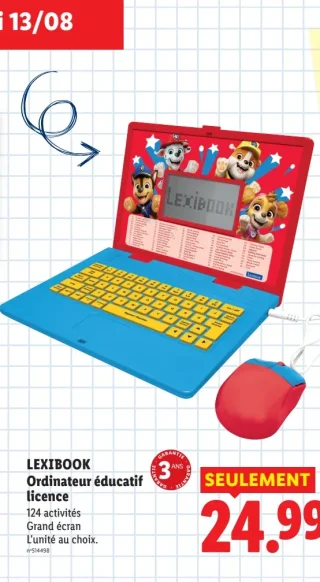 LEXIBOOK Ordinateur éducatif licence