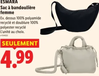 ESMARA Sac à bandoulière femme