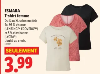 ESMARA T-shirt femme