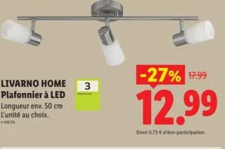 LIVARNO HOME Plafonnier à LED