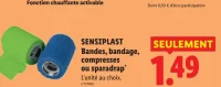 SENSIPLAST Bandes, bandage, compresses ou sparadrap