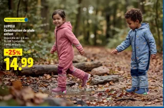LUPILU Combinaison de pluie enfant