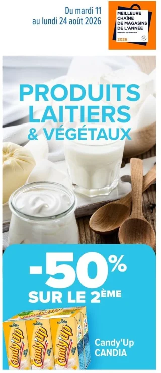 Lait aromatisé Candy'Up CANDIA