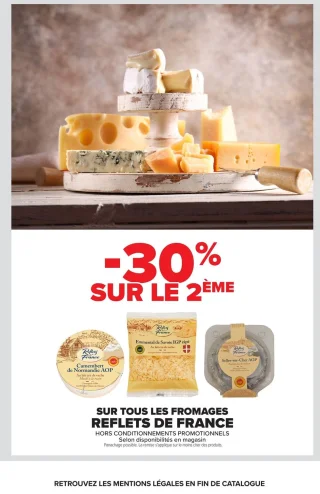 Les fromages Reflets de France