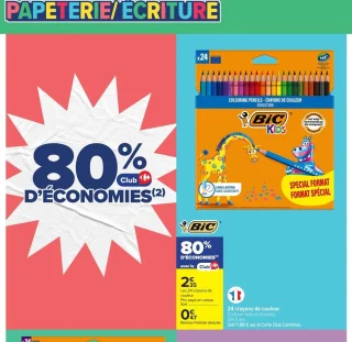 Crayons de couleur BIC Kids Evolution (x24)
