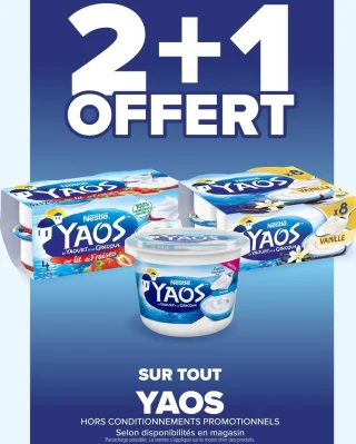 Nestlé YAOS Yaourt à la grecque