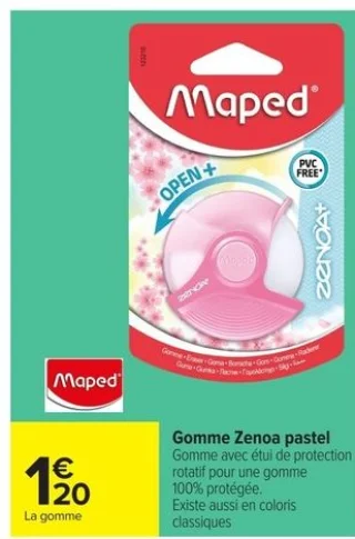 Gomme Zenoa pastel Maped