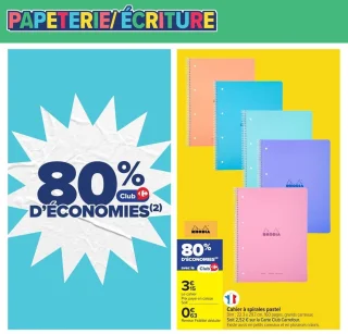 Cahier à spirales pastel Rhodia