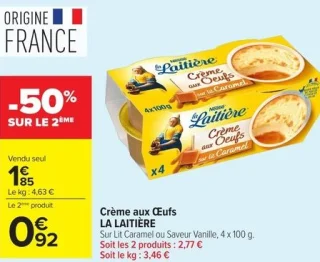 Crème aux Œufs LA LAITIÈRE