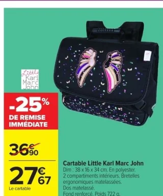 Cartable Little Karl Marc John
