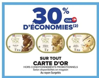 Glace CARTE D'OR