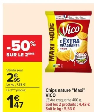 Chips nature "Maxi" Vico