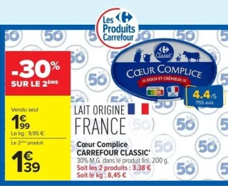 Cœur Complice CARREFOUR CLASSIC'