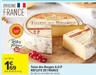 Tome des Bauges A.O.P. REFLETS DE FRANCE