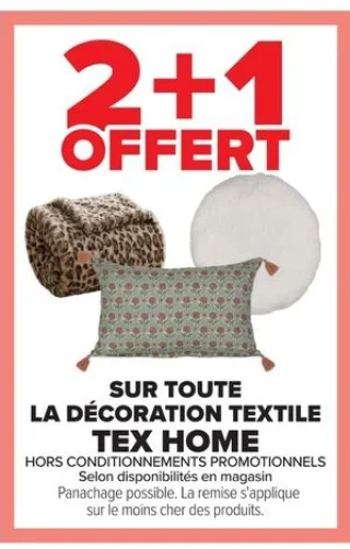 La décoration textile Tex Home
