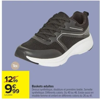 Baskets adultes Tex