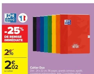 Oxford Cahier Duo