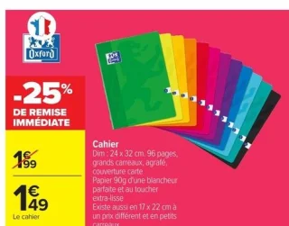 Oxford Cahier