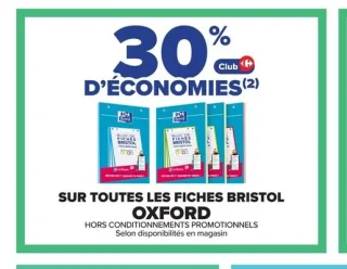 Fiches Bristol Oxford