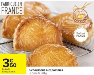 6 chaussons aux pommes