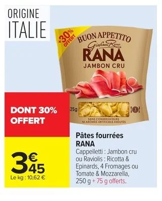 Pâtes fourrées RANA