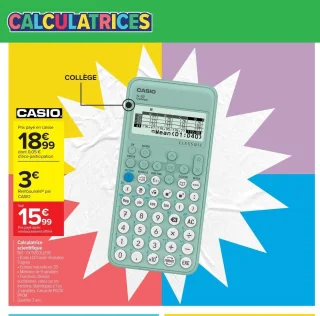 Calculatrice scientifique CASIO fx-92 Collège
