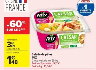 Salade de pâtes MIX